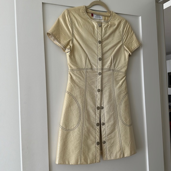 misha nonoo Dresses & Skirts - Misha Nonoo faux leather dress